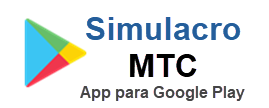 Simulacro MTC - Google Play App